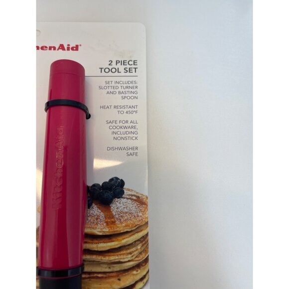 KitchenAid Hot Pink Hibiscus 12 pc. Utensils Set NEW WITH TAGS! - Picture 7 of 9